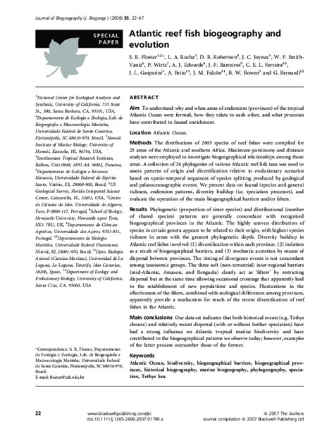 atlantic reef game fish|Atlantic reef fish biogeography and evolution.
